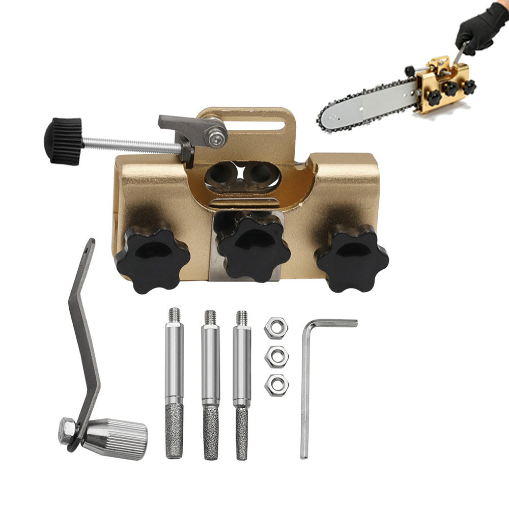 Manual Saw Chain Sharpener Portable Chain Saw Sharpening Tool Kit