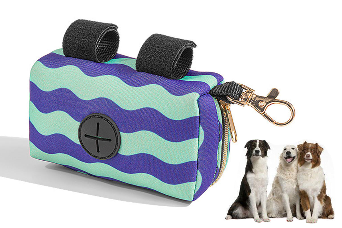 Pet Pouch Dog Poop Bag Holder Poo Waste Bags Container For Leash