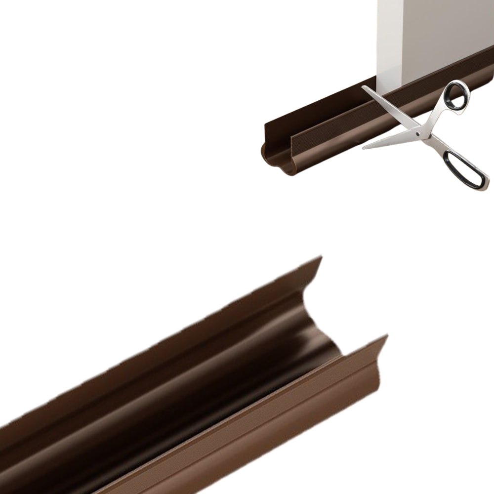 Door Seal Stopper Guard Wind Dust 93cm Length Slide-On Under Door Protective Strips