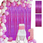 2Pcs 2m Metallic PET Foil Fringe Door Curtains for Party Backdrops