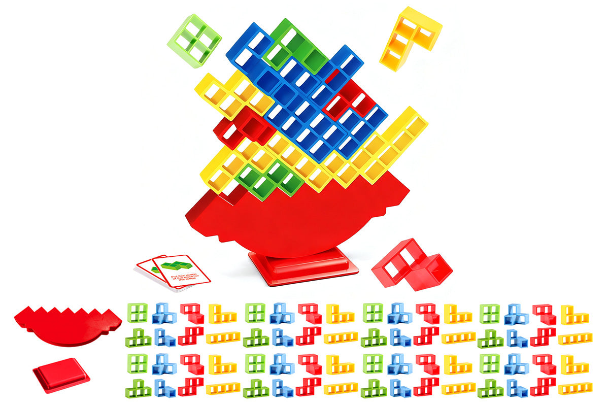 Tetra Tower Game Balance Stacking Blocks Game
