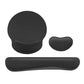 3Pcs Gaming Mouse Pad Mouse Pad with Wrist Rest Circle Curved Ergonomic Mousepad