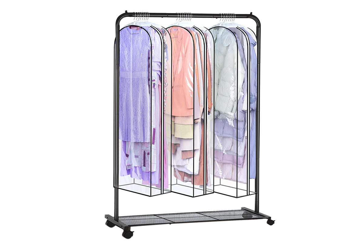 All Clear Garment Bags Hanging Clothes Waterproof for Suit Shirts Coats Dresses
