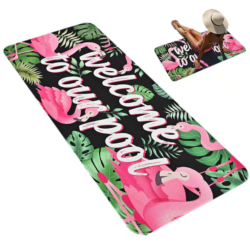 Summer Pool Floor Mat Non Slip Diatomite Mat for Outdoor Patio Beach