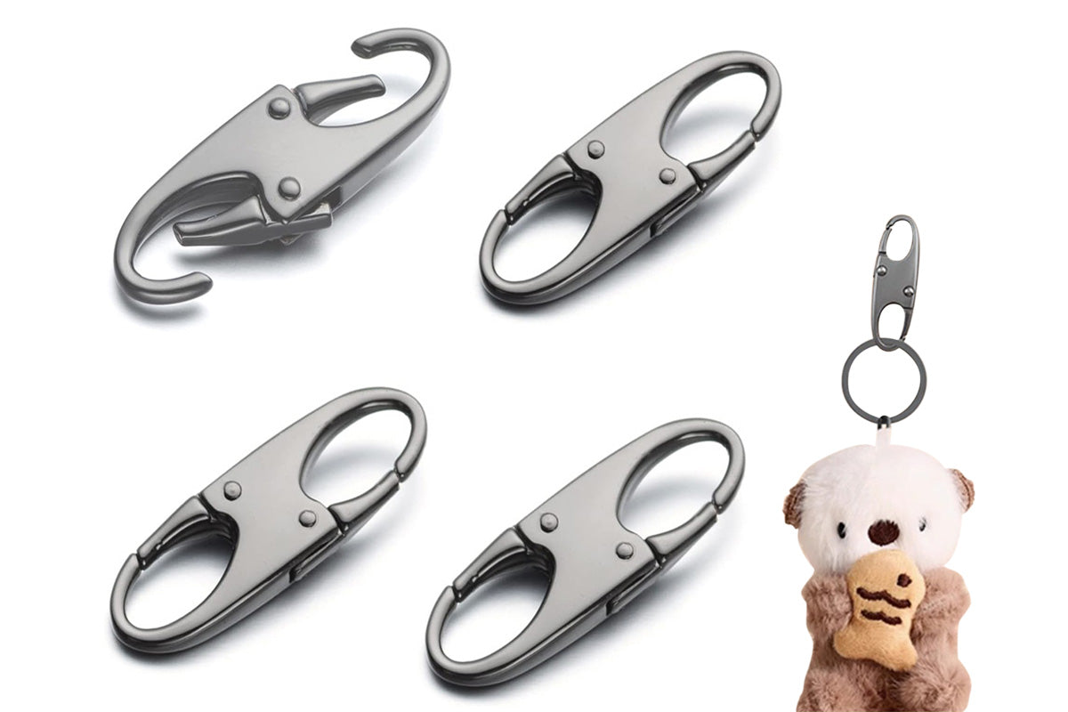4Pcs Zipper Pull Replacement with Lock for Luggage and Suitcases