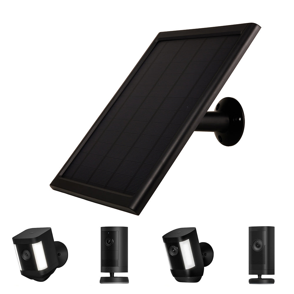 8W Solar Panel Charger Compatible with Ring Stick Up Cam Battery