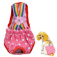 Cute Harness Female Dog Sanitary Pants Reusable Menstrual Diaper
