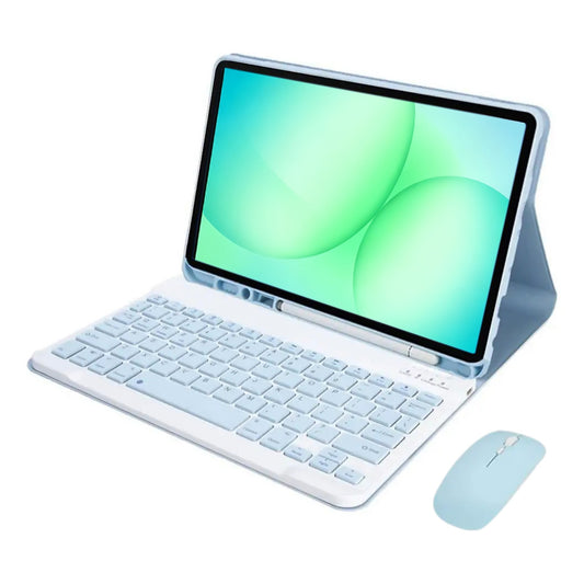 Keyboard Case and Mouse for Samsung Tab S11 S10 S9 S8 S7 11 Inch Models-Blue