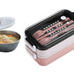 Bento Box Stackable 3-Compartment Lunch Containers With Dinnerware And Seal Cover