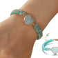 Handmade Natural Stone Beaded Bracelet Adjustable Woven Bangle for Women Jewelry