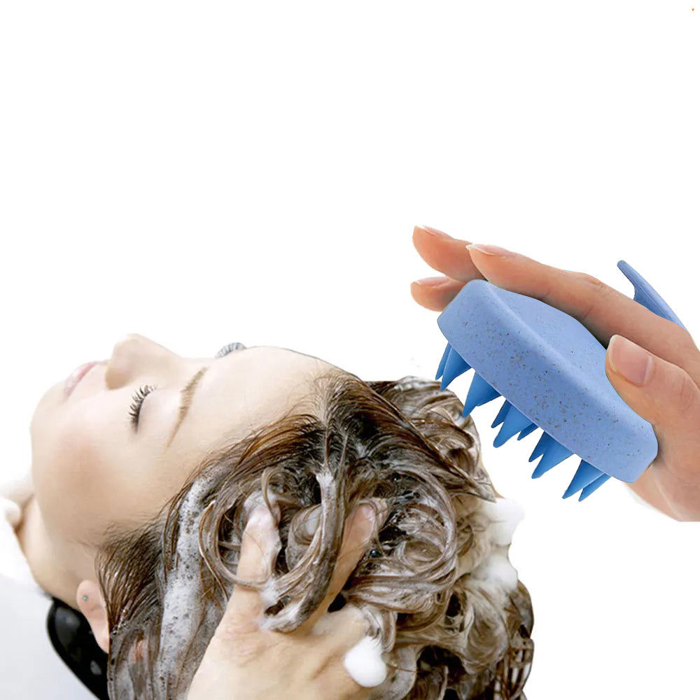 2Pcs Shampoo Brush Hair Scalp Massager Shower Comb for Scalp Exfoliator