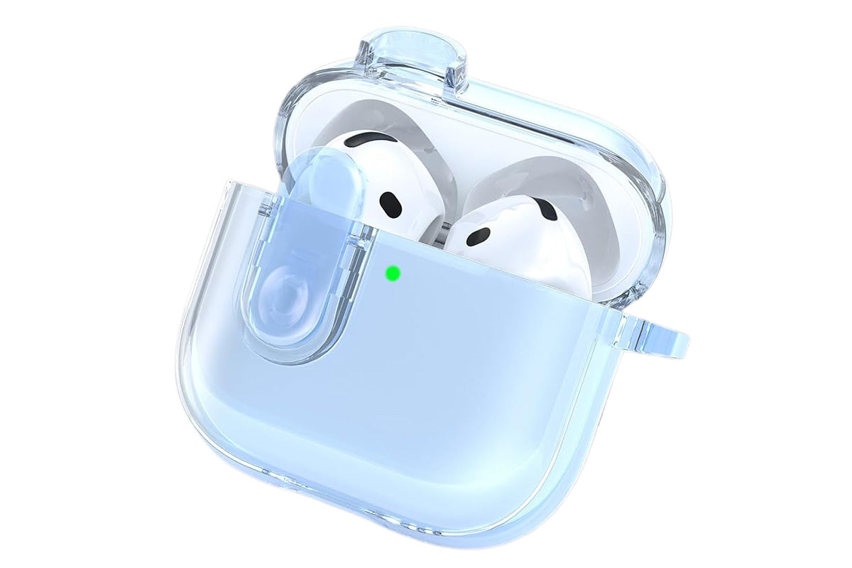Earphones Case Compatible with Apple Airpods 4 Soft TPU Clear Earbuds Case