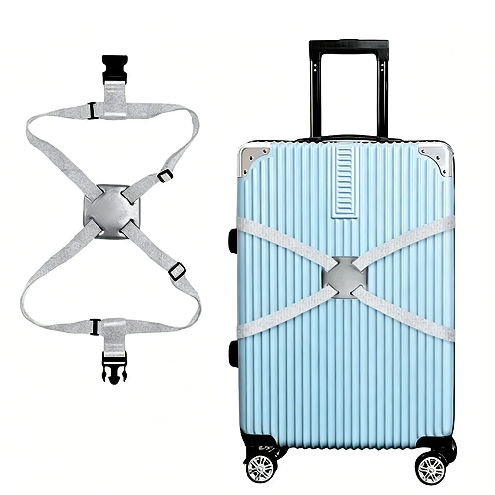 2 Pcs Adjustable Elastic Luggage Strap Suitcase Bungee Connector Travel Strap Quick Release