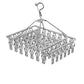 30-50 Pegs Stainless Steel Laundry Sock Underwear Clothes Dryer Rack Hanger