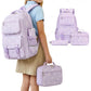 3 Piece Girls School Backpack Set with Lunch Bag Pencil Case