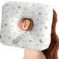 Square Ear Piercing Pillow for Side Sleepers with Central Ear Hole
