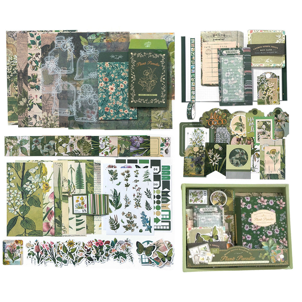 Vintage Scrapbook Kit Bullet Junk Journal Kit with Journaling and Scrapbooking Supplies