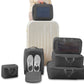 7Pcs Set Compression Packing Cubes Luggage Organizer Bags for Travel Suitcases