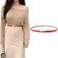 Vintage Womens PU Leather Casual Belt for 72 to 94cm Waist