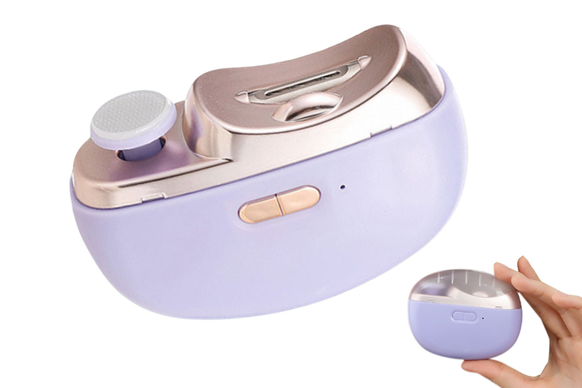 2-in-1 Electric Nail Clipper with Polishing Function