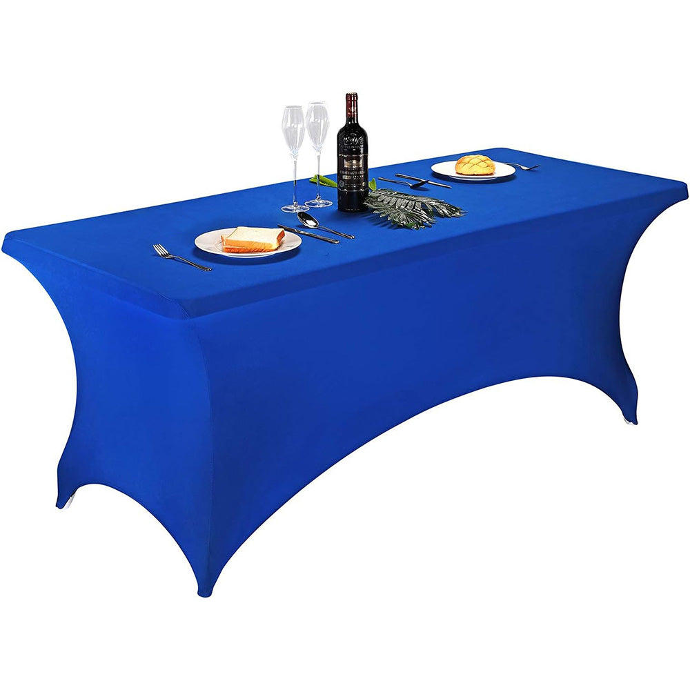 Spandex Fitted Tablecloth Rectangular Stretch Table Cover for Wedding Party