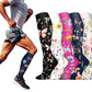 6 Pairs High Stretch Long Socks for Sports Casual Wear for Women - Style 1