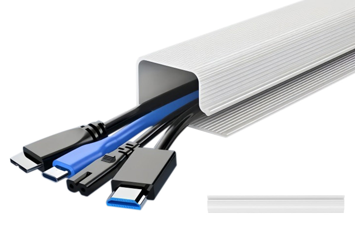 40cm Under Desk Cable Management Adhesive Mount Cord Organizer For Desk