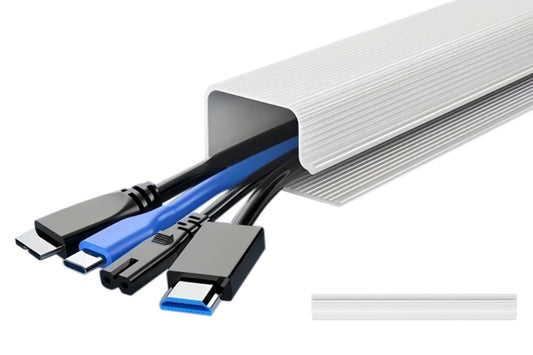 40cm Under Desk Cable Management Adhesive Mount Cord Organizer For Desk