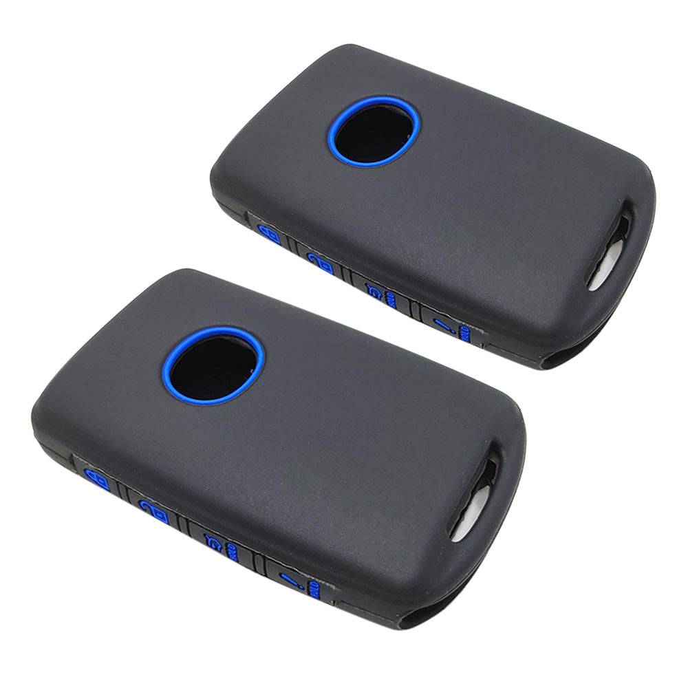 2 PCS Light Silicone Car Key Cover Cases Compatible with Mazda CX-3 CX-4 CX-5 CX-30