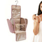 Travel Makeup Bag with Hanging Hook Large Capacity