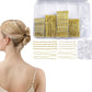 Hair Pins Set with Storage Box Bobby Pins & U Shaped Hair Clips Kit for Bun Updo Styling