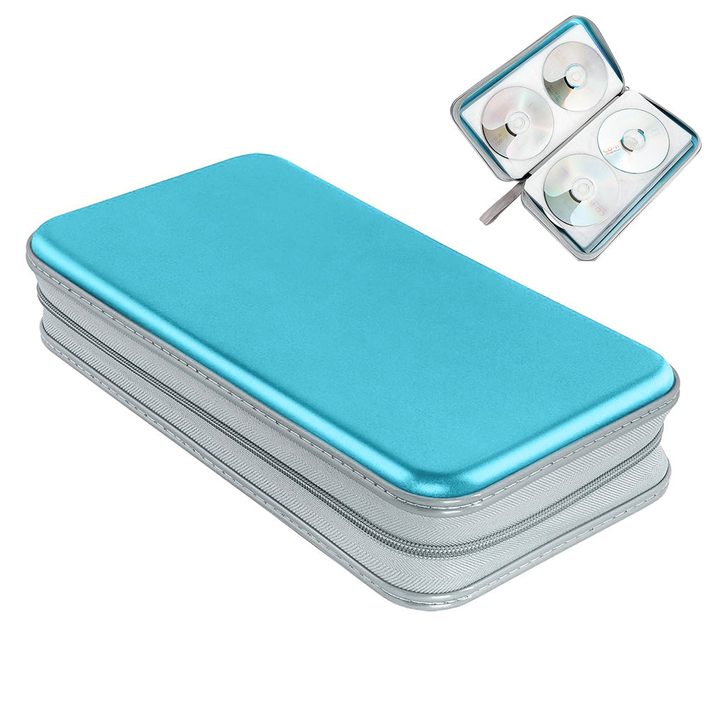 80 Capacity CD DVD Disc Holder Storage Case with Carry Handle