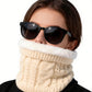 Winter Neck Gaiter Fleece Thick Neck Warmer Cover Ski Gaiters for Men Women