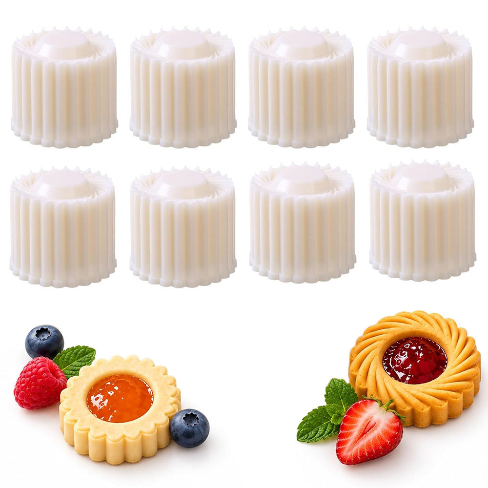 2-in-1 Double-Sided Sunflower Cookie Stamp Pastry Mold for Baking Biscuits