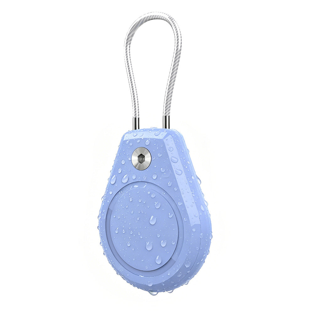 Lock Tracker Case with Steel Cable Hard Shell Protector for AirTag Keychain Luggage