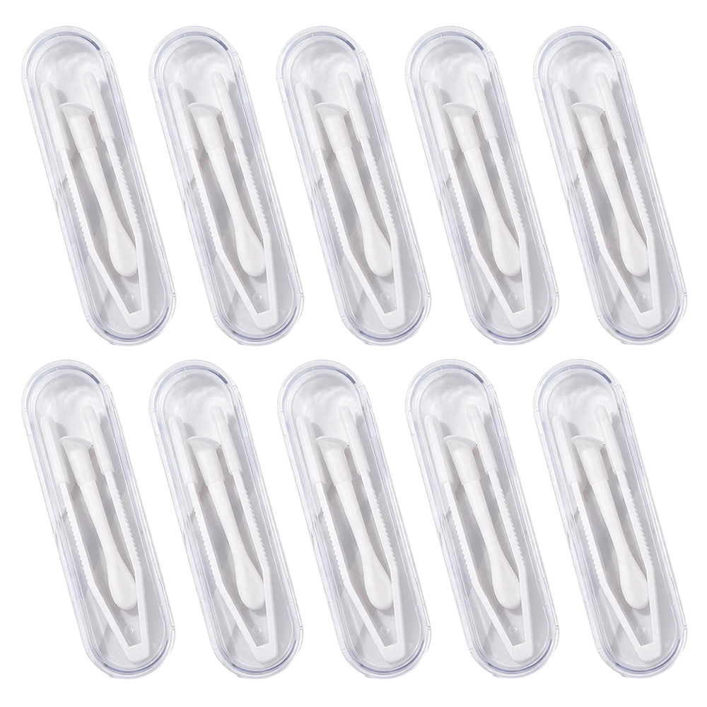 Lens Tool Kit 10 Pack with Tweezers Applicator Remover and Storage Case