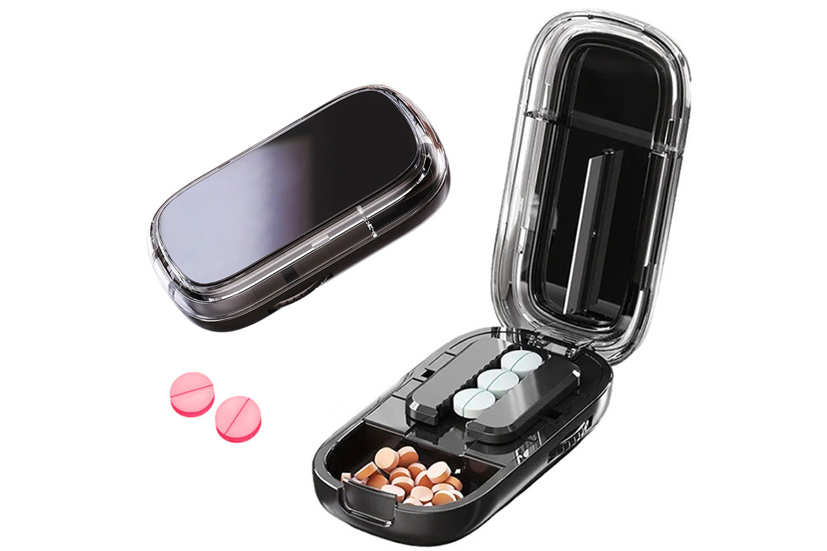 Pill Cutter Pill Splitter for Small and Tiny Pills 1/2 Adjustable Pill Organizer