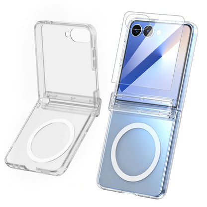 Case and Screen Protector for Samsung Galaxy Z Flip 8 with Hinge Cover