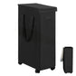 65L Laundry Basket with Wheels Lid Handle Foldable Dirty Clothes Basket for Home Dorm