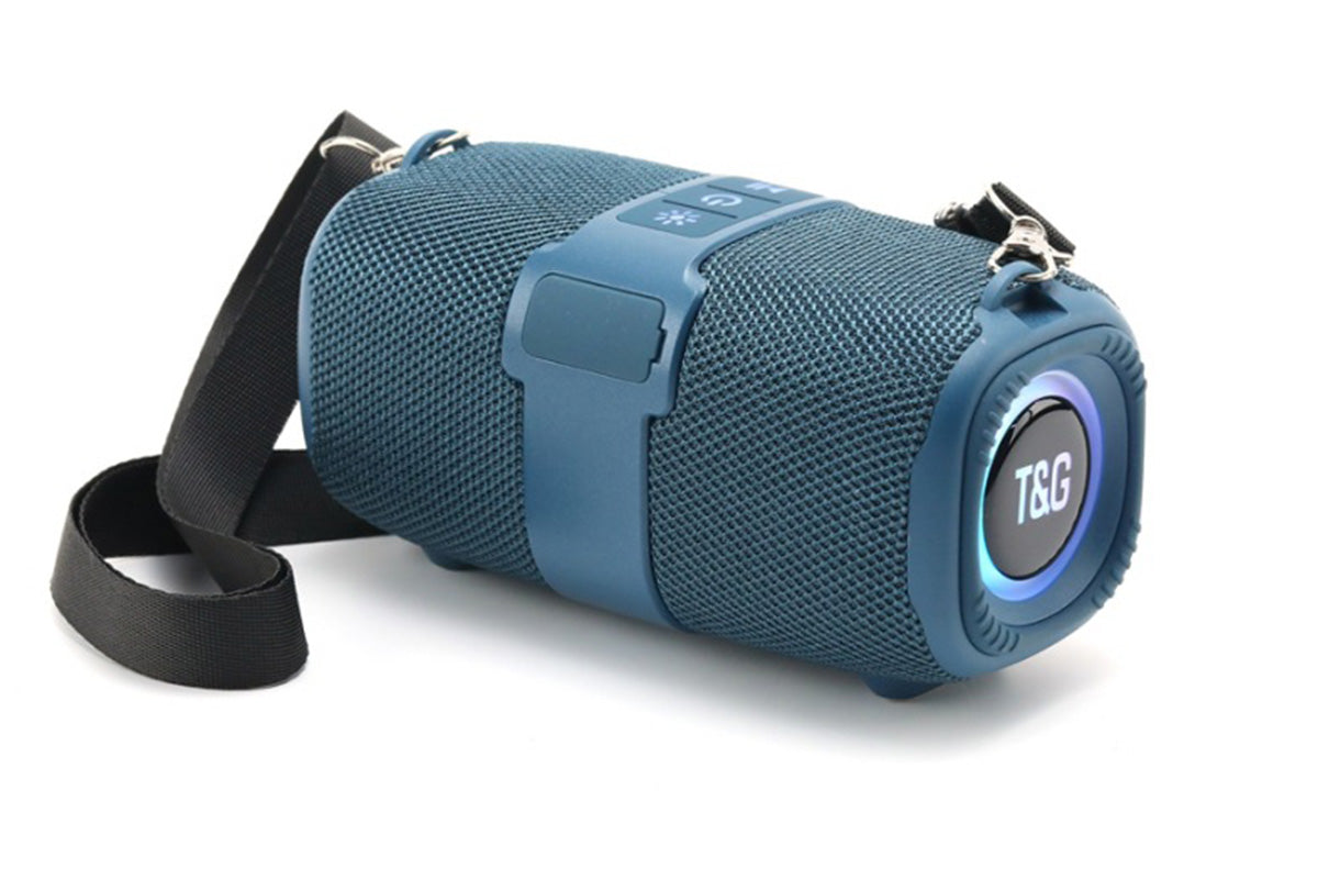 Portable Bluetooth Speaker, Portable Speaker, Bluetooth Speakers Wireless, LED Light Speaker Speakers Wireless Speaker with TF AUX FM for Shower Pool Party