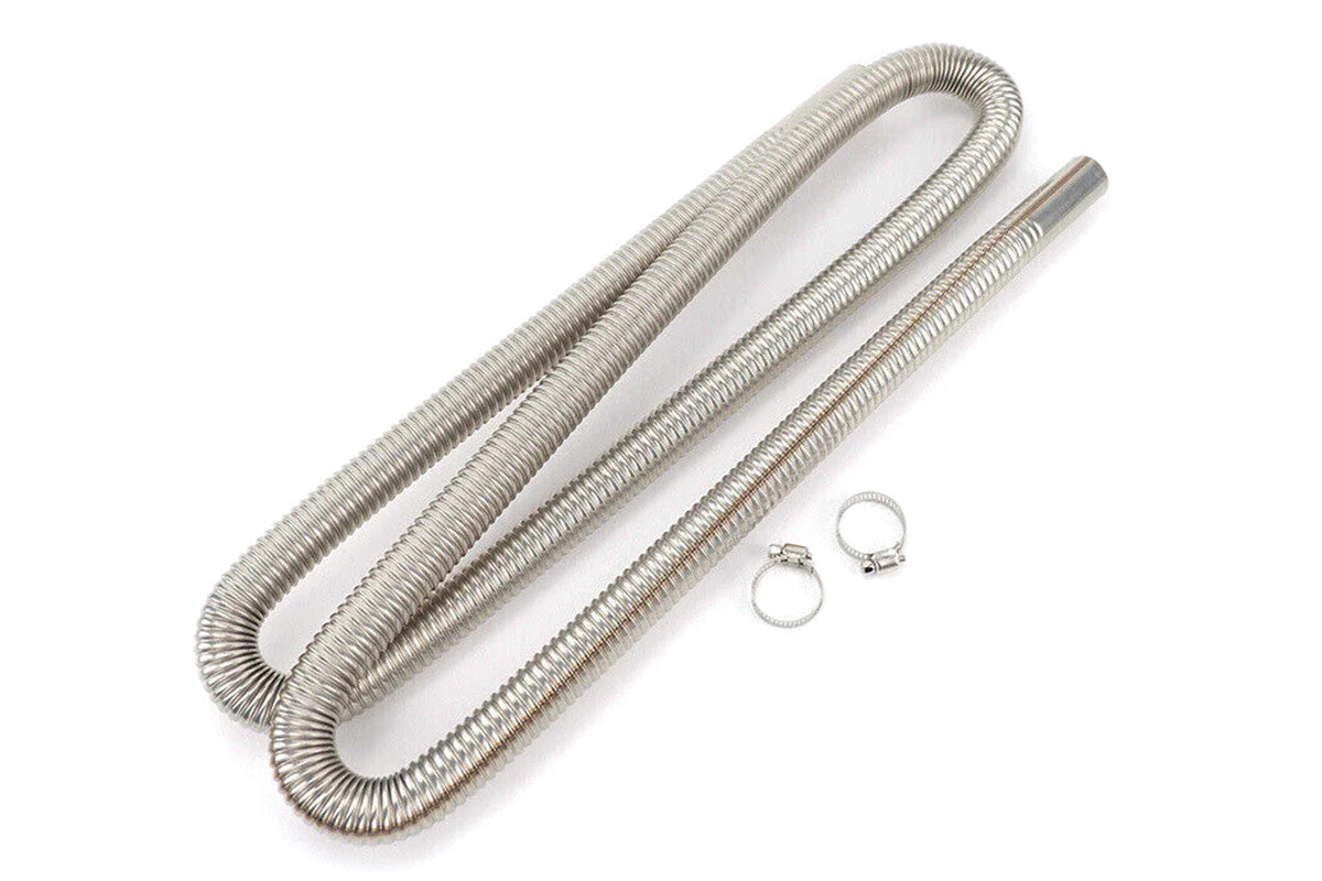 Parking Exhaust Pipe Stainless Steel 60-200 cm for Cars Trucks and Vans