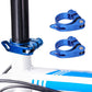 2 PCS Bike Seat Post Clamps for Mountain Road and Folding Bikes
