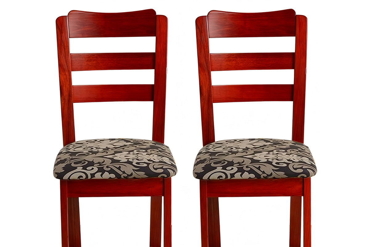 2Pcs Chair Seat Cover Stretch Chair Covers Washable Seat Cushion Slipcovers -ST1