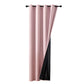 100 Percent Blackout Curtain Panel with Black Liner Heat & Light Blocking Drapes