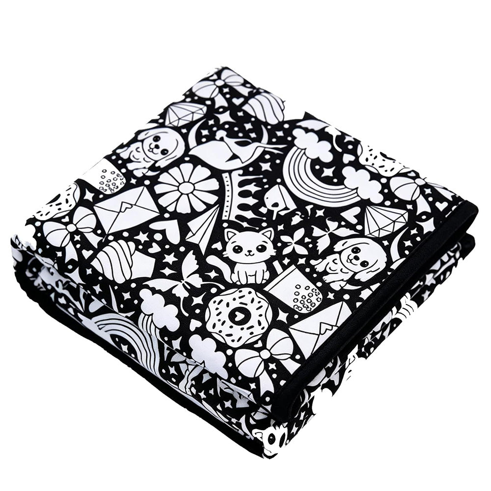DIY Washable Coloring Blanket Reusable Coloring Art Mat-Style 2