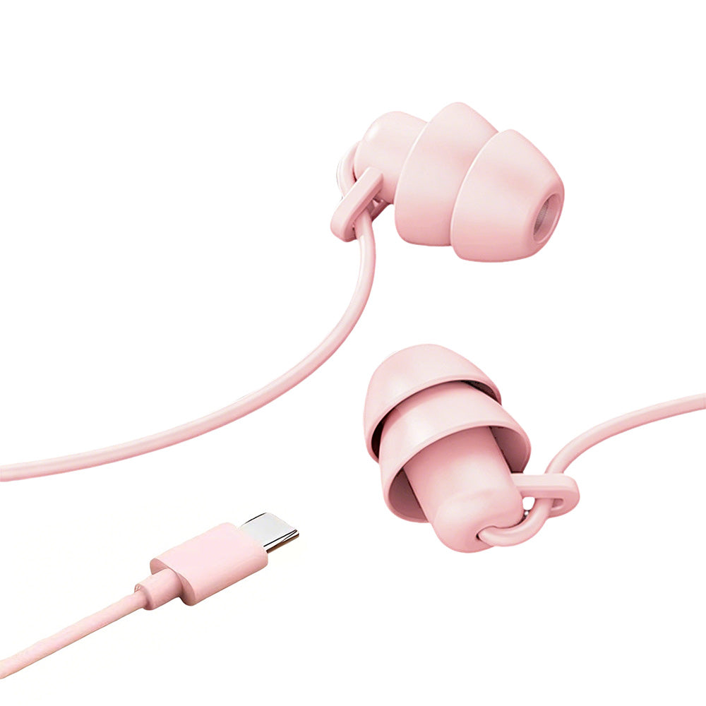 Wired Sleep Headphones in Ear Ultra Lightweight for Side Sleeper with Type C