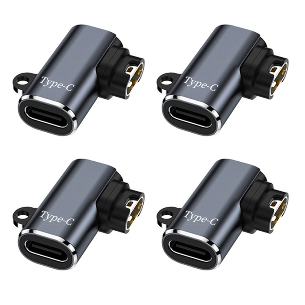 4 Pack USB-C Charging Adapters Compatible with Garmin Fenix 7 6 5 Watches