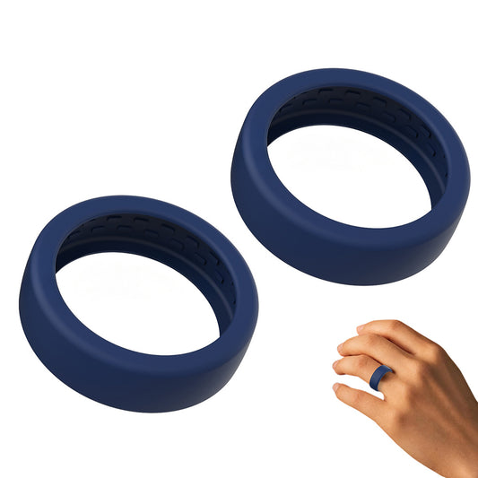 2Pcs Ring Covers Compatible with Oura Ring 5-Royal Blue