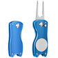 2PCS Golf Divot Repair Tool Putt Alignment Ball Marker Pop-up Fork Tine