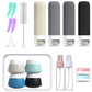 18 Piece Silicone Leak Resistant Travel Toiletry Bottle Set